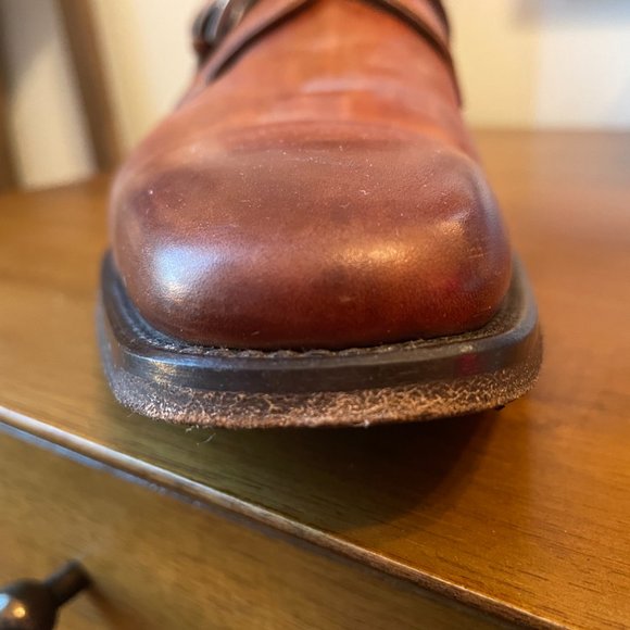 Magnanni Men's Manning monk strap dress shoes (cognac color/size 11 US) - Picture 14 of 16